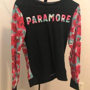 paramore lightweight long sleeved shirt